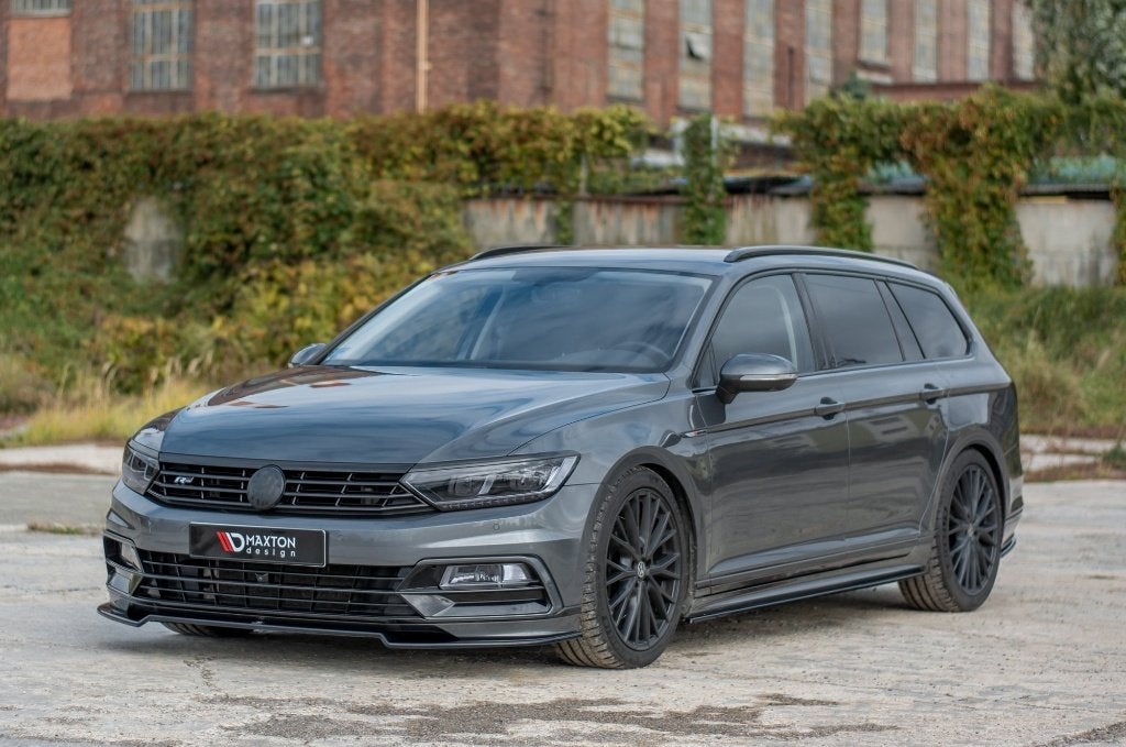 Voorlip sideskirt achterlip diffuser Passat B8 R-line 15-19, Ophalen of Verzenden