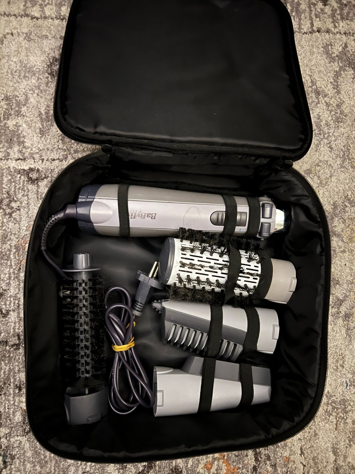 BaByliss Paris Föhnborstelset met diverse opzetstukken, Ophalen of Verzenden, Gebruikt, Haarverzorging