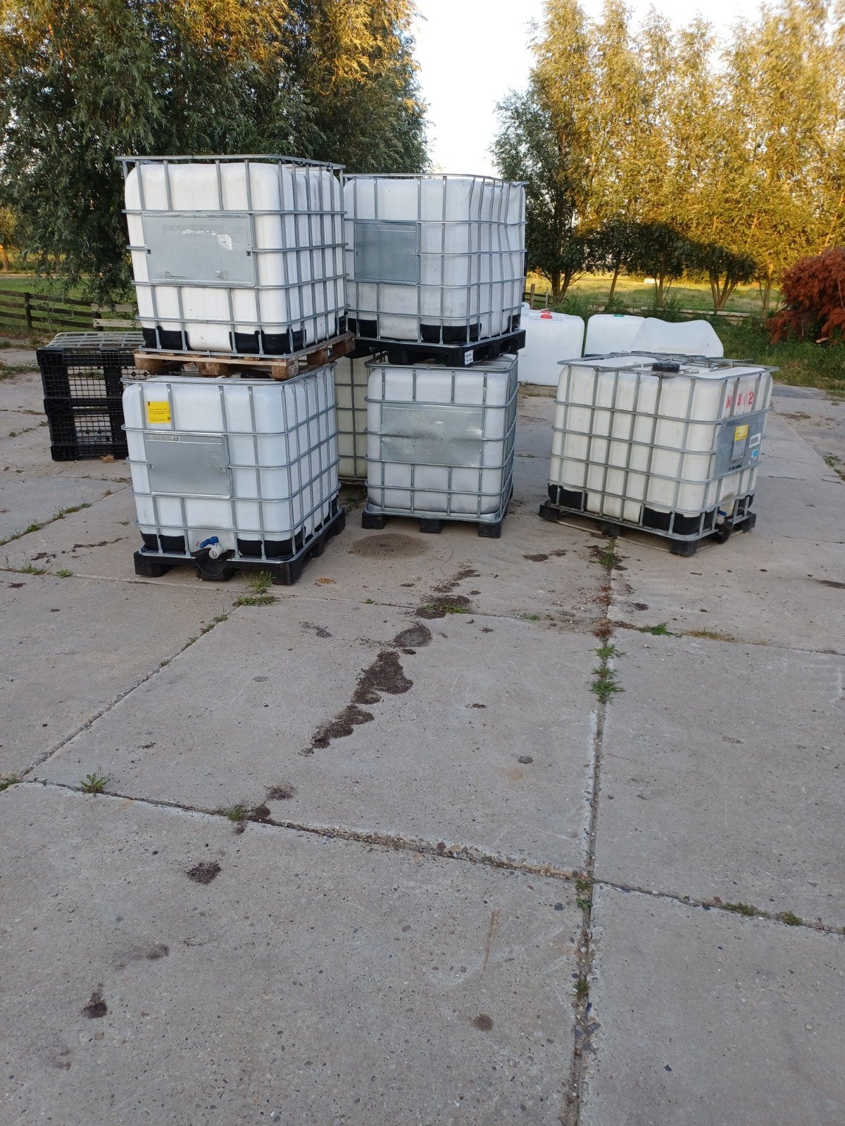 IBC Tank 1000L - Diverse maten en condities, Ophalen, Gebruikt, 100 cm of meer, 60 cm of meer
