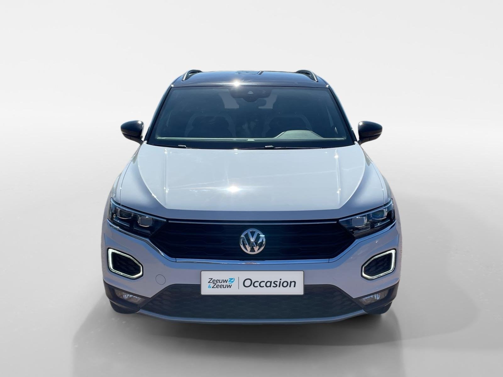 Volkswagen T-Roc 1.5 TSI Sport *Automaat*Navigatie*Parkeerse, Auto's, Volkswagen, Stof, 4 cilinders, 150 pk, Wit