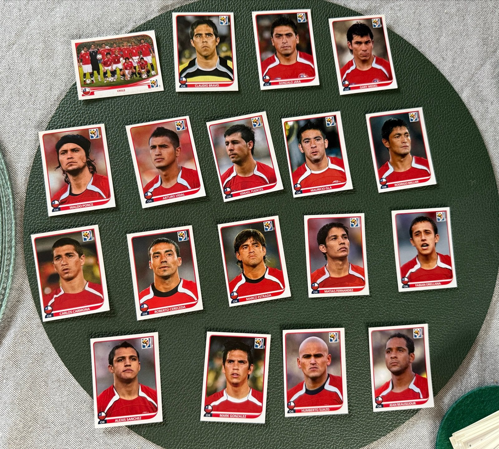 Voetbalplaatjes Chili WK 2010 - Panini, Ophalen of Verzenden, Gebruikt