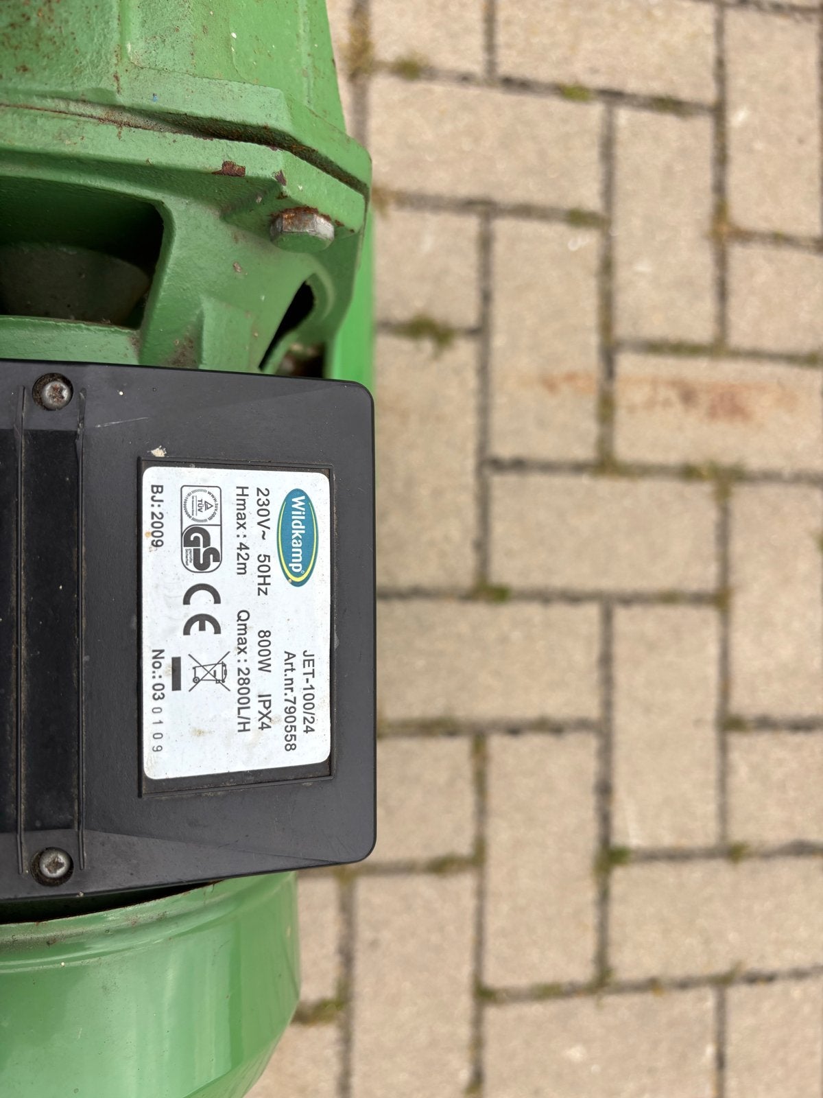 Hydrofoorpomp Wildkamp Jet 100/24 - In goede staat, Ophalen of Verzenden, Gebruikt, Elektrisch, Hydrofoorpomp