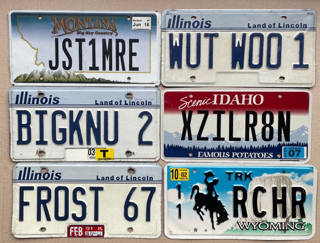Kentekenplaat nummerplaat USA special, Ophalen of Verzenden, Gebruikt