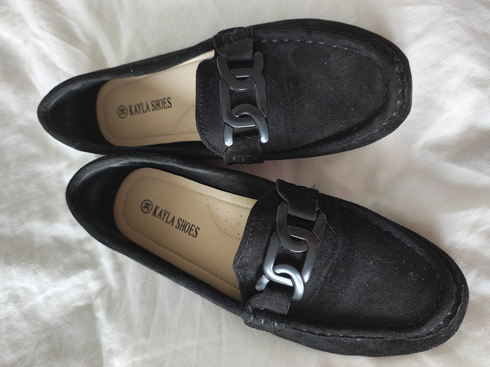 Zwarte Kayla Shoes instappers, maat 39, Ophalen, Kayla Shoes, Zo goed als nieuw, Instappers