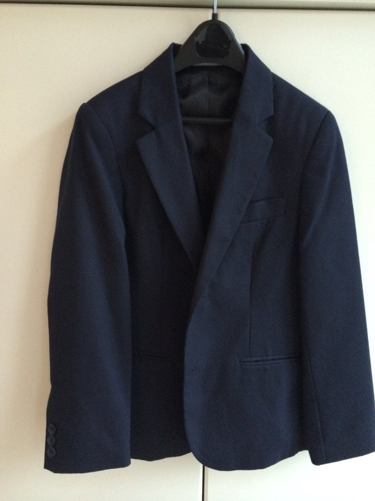 ZGAN: donkerblauw Colbert jasje / blazer maat 8 jaar / 128, Ophalen of Verzenden, Zo goed als nieuw, Jongen, Jas