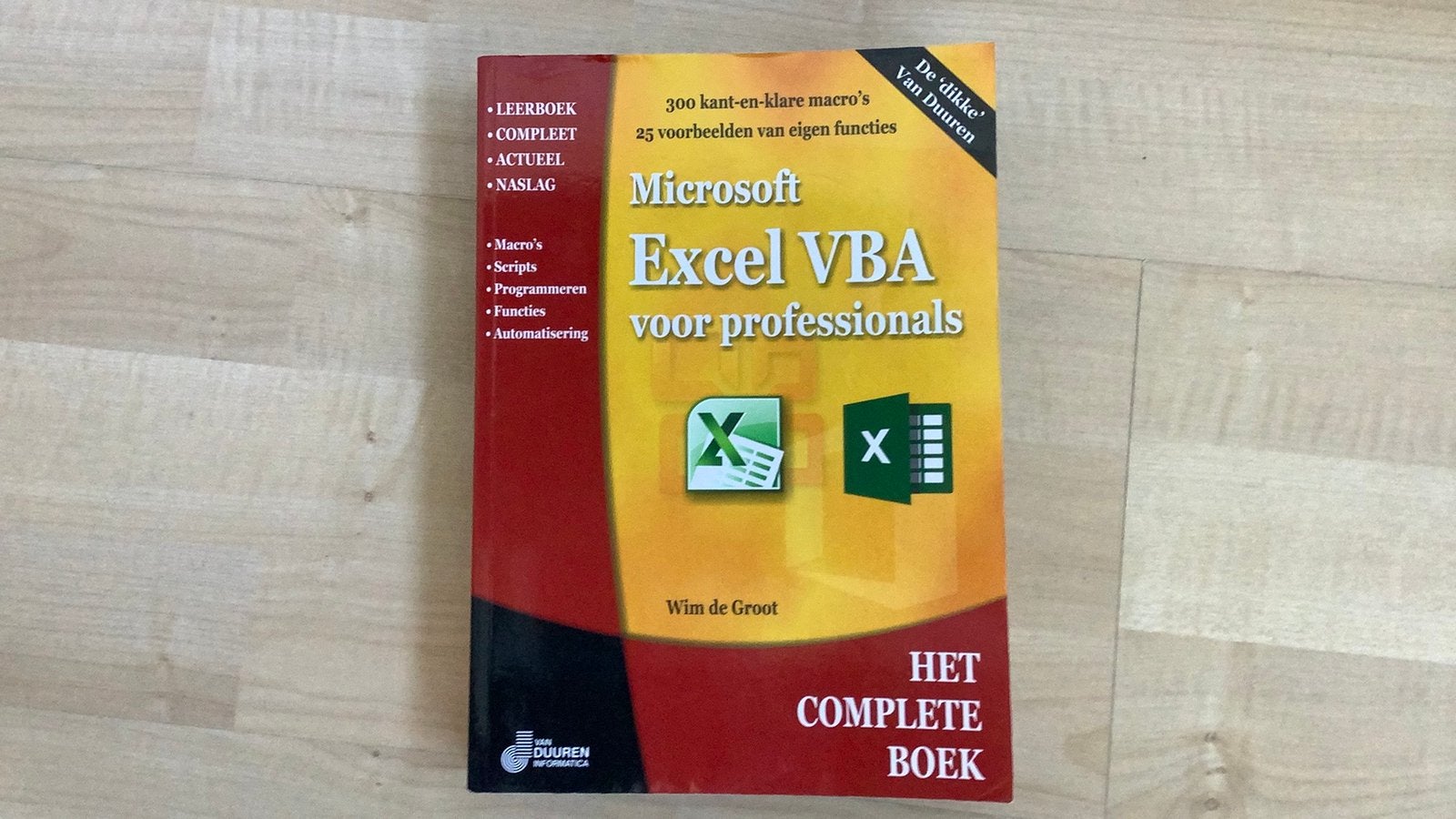Excel VBA voor professionals, Ophalen of Verzenden, Beta, Zo goed als nieuw, HBO
