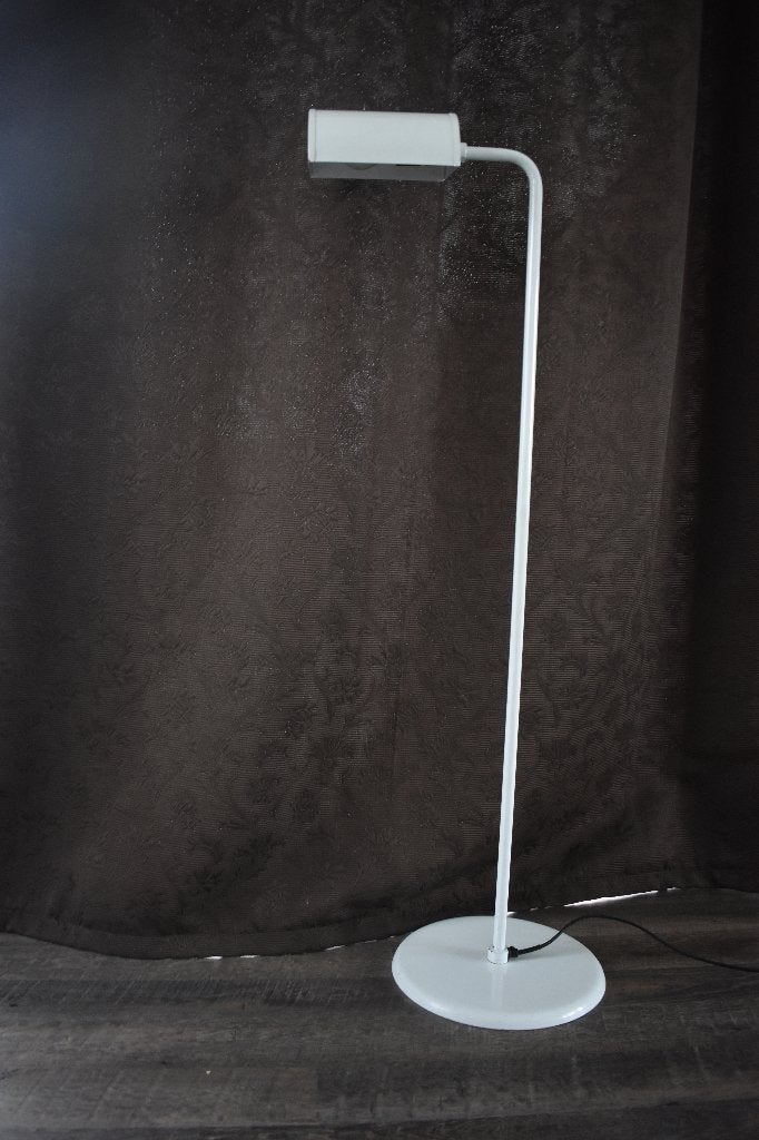 ABO RANDERS design metalen vloer lamp uit Denemarken wit, Ophalen, Gebruikt, 100 tot 150 cm, Metaal