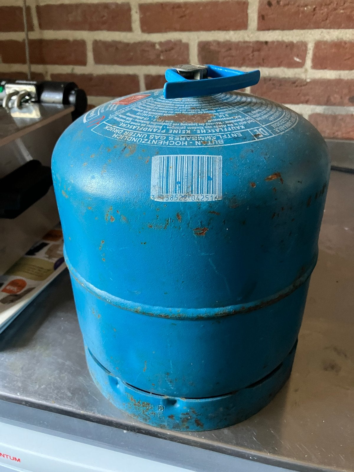 Campingaz gasfles 2.75 kg (leeg), Ophalen, Gebruikt
