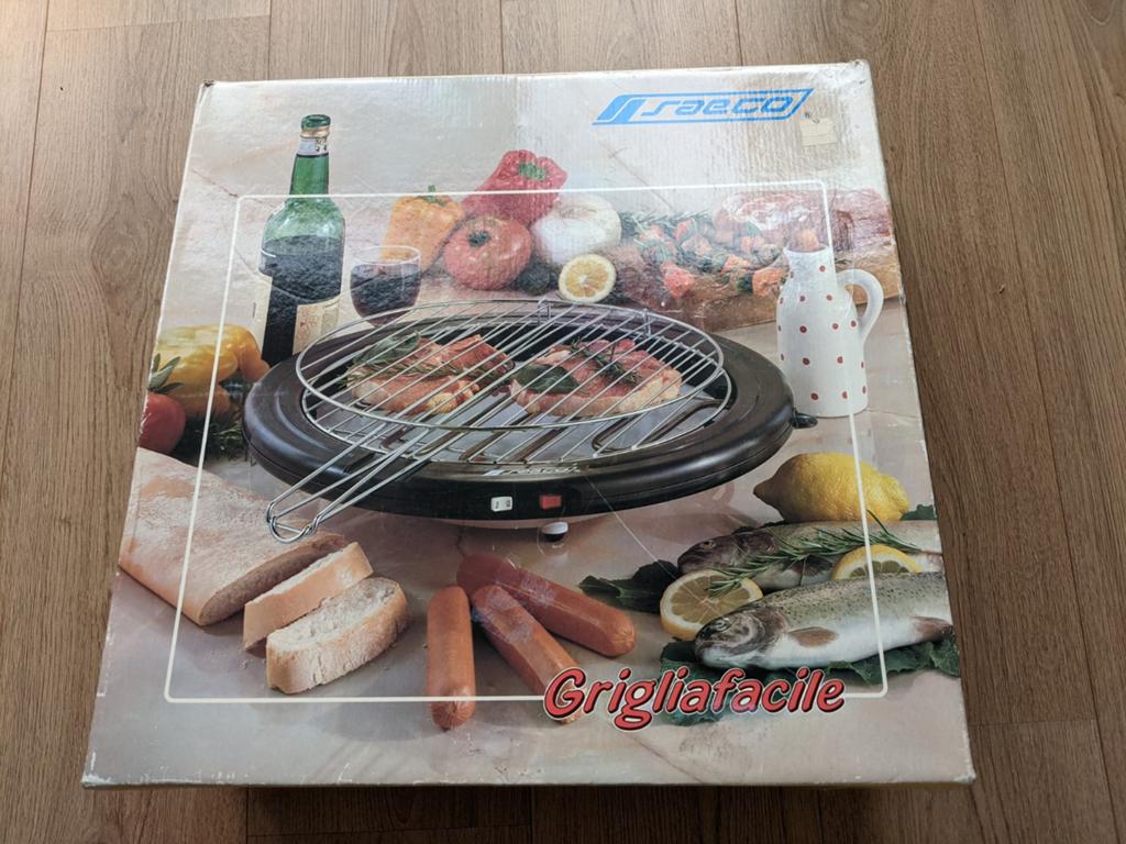 Saeco elektronische grill, Tuin en Terras, Elektrische barbecues, Ophalen, Nieuw, Saeco