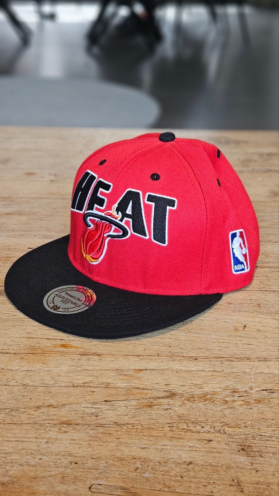 Mitchell & Ness Miami Heat Snapback Pet, Mitchell & Ness, One size fits all, Ophalen of Verzenden, Pet