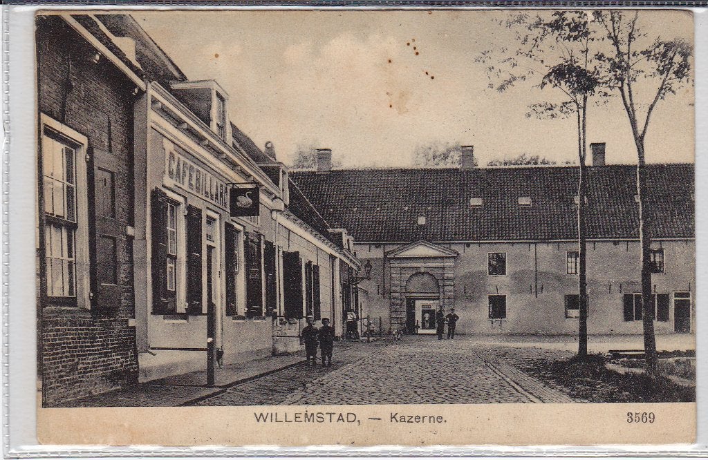 Willemstad Oude Artillerie Kazerne, Verzamelen, Verzenden, Voor 1920, Gelopen, Noord-Brabant