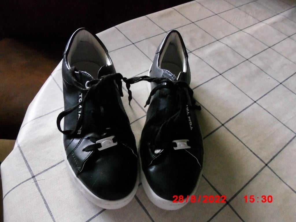 schoenen van TOM TAILOR, Ophalen, Zwart, Tom Tailor, Sneakers of Gympen