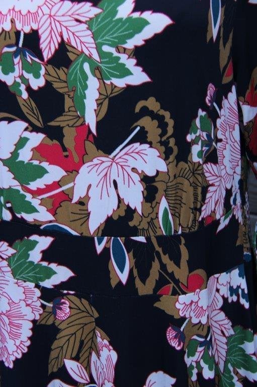 Jurk zwart/ rood/ groen/ blauw Yoek mt 42/44 Maxi Vaste Prij, Yoek, Blauw, Maat 42/44 (L), Ophalen of Verzenden