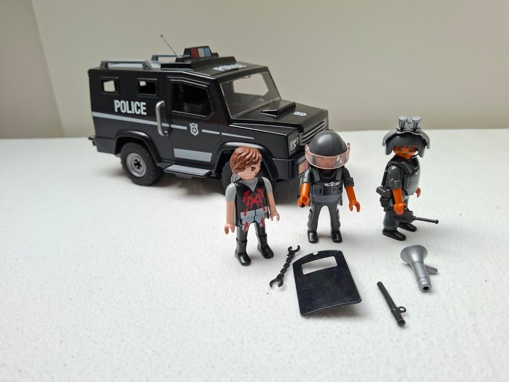 Playmobil Politie Speciale Eenheid Voertuig met Figuren, Ophalen of Verzenden, Zo goed als nieuw