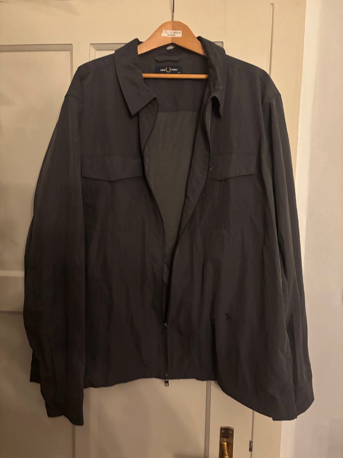 Fred Perry jas - Donkergrijs/ blauw - Maat XXL, Kleding | Heren, Ophalen of Verzenden, Zo goed als nieuw, Overige maten, Blauw