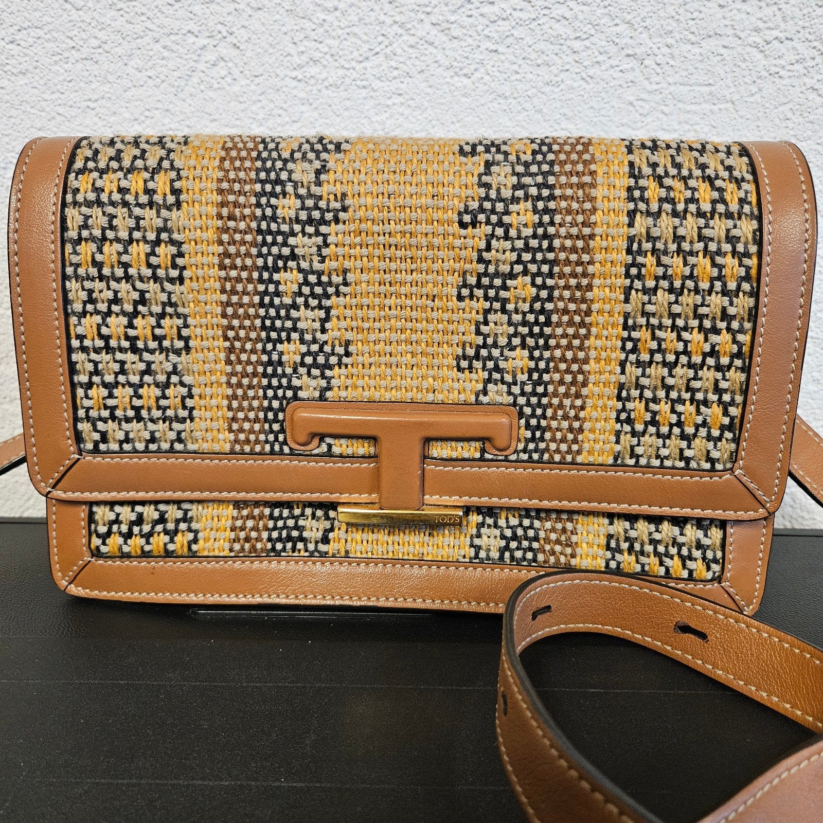 Tods Timeless Crossbody / Shoulder Bag kleur bruin, Ophalen, Gebruikt, Bruin, Schoudertasje