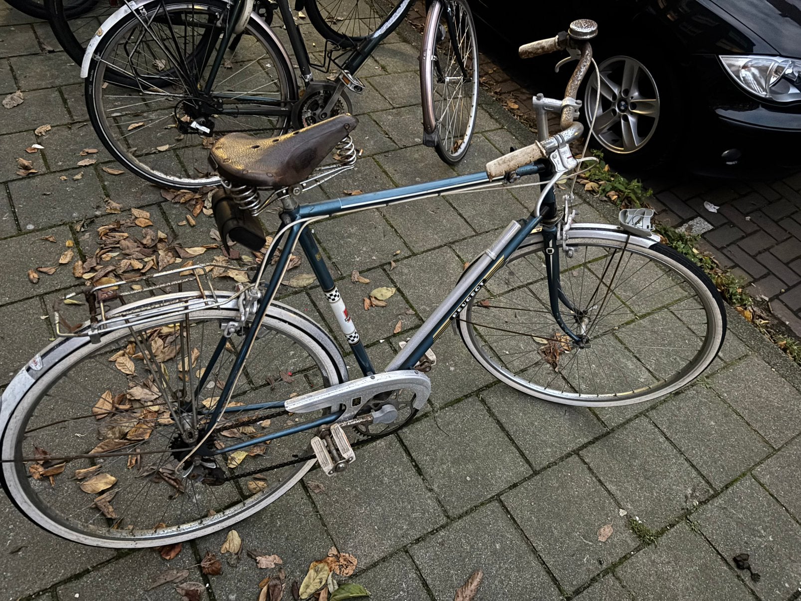 Vintage Peugeot Herenfiets, Ophalen