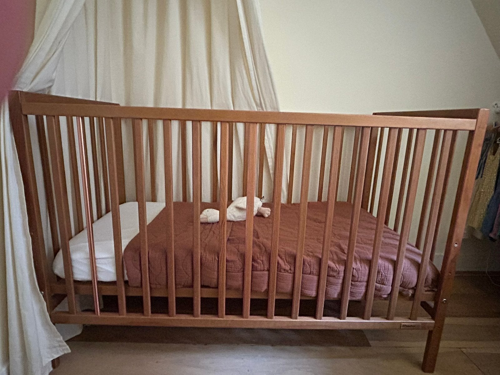 Woodies stardust 60 x 120 ledikant, Kinderen en Baby's, Babywiegjes en Ledikanten, Ophalen of Verzenden, Zo goed als nieuw, Ledikant