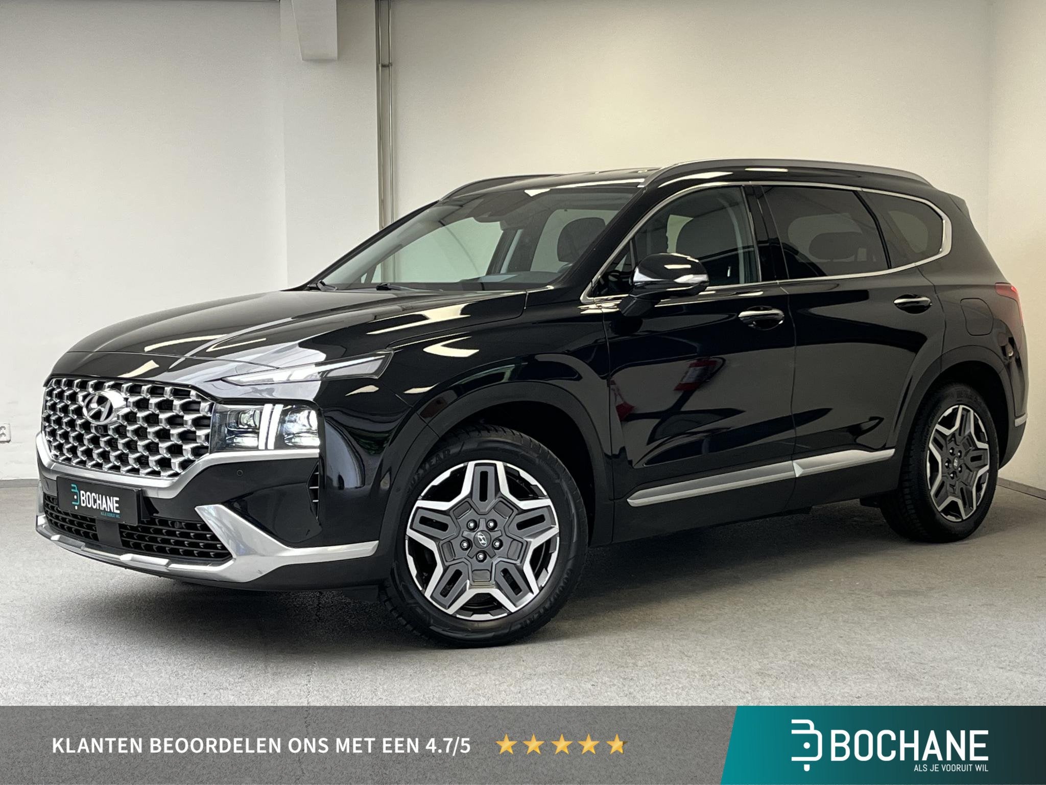 Hyundai Santa Fe 1.6 T-GDI PHEV Premium 7p. | 97% SOH | 1e-E, Auto's, 1350 kg, Gebruikt, Euro 6, 4 cilinders