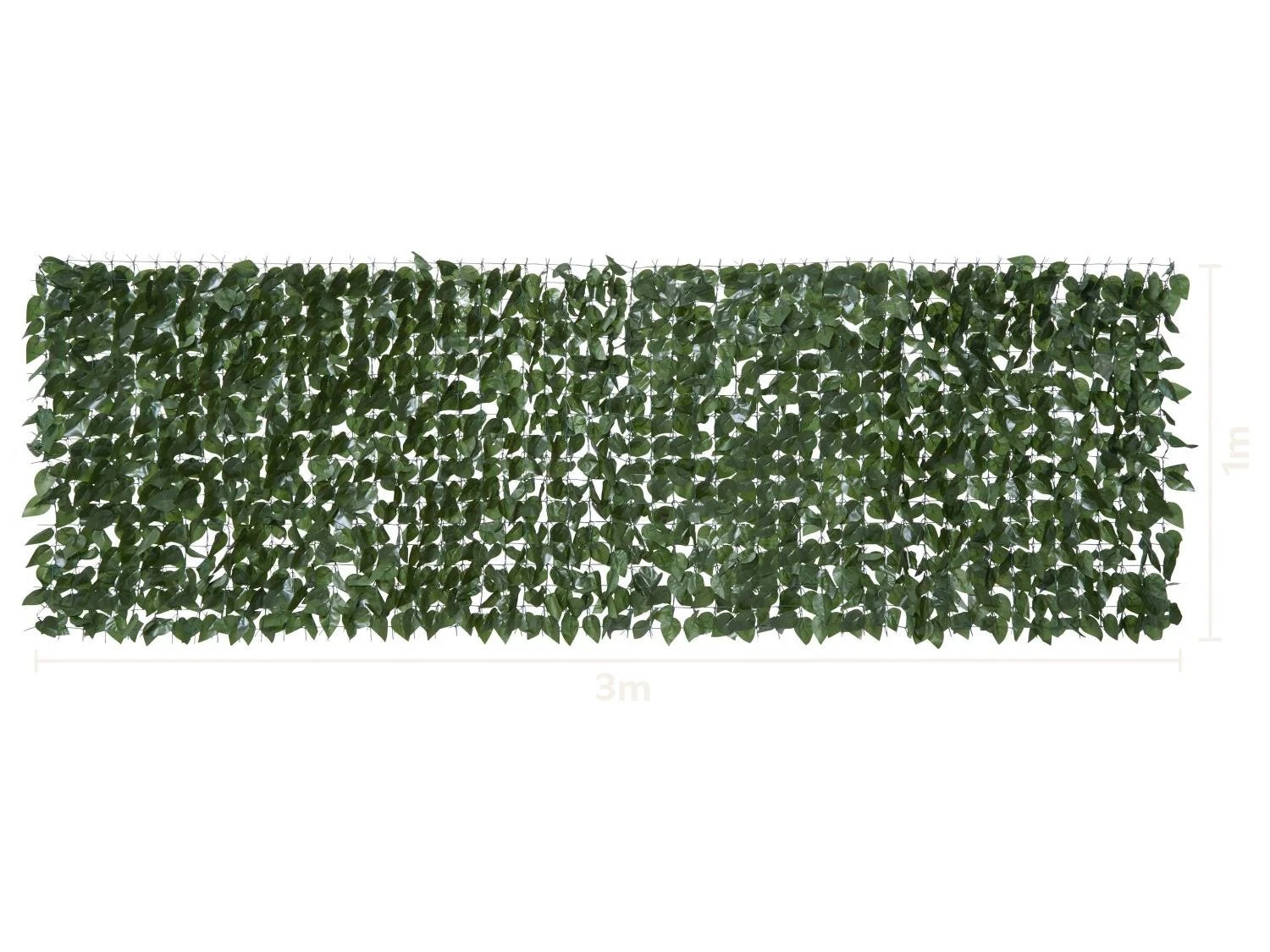 LIVARNO home Garden Screening Kunsthaag Klimop 1x3m, Ophalen of Verzenden, Haag, 250 cm of meer