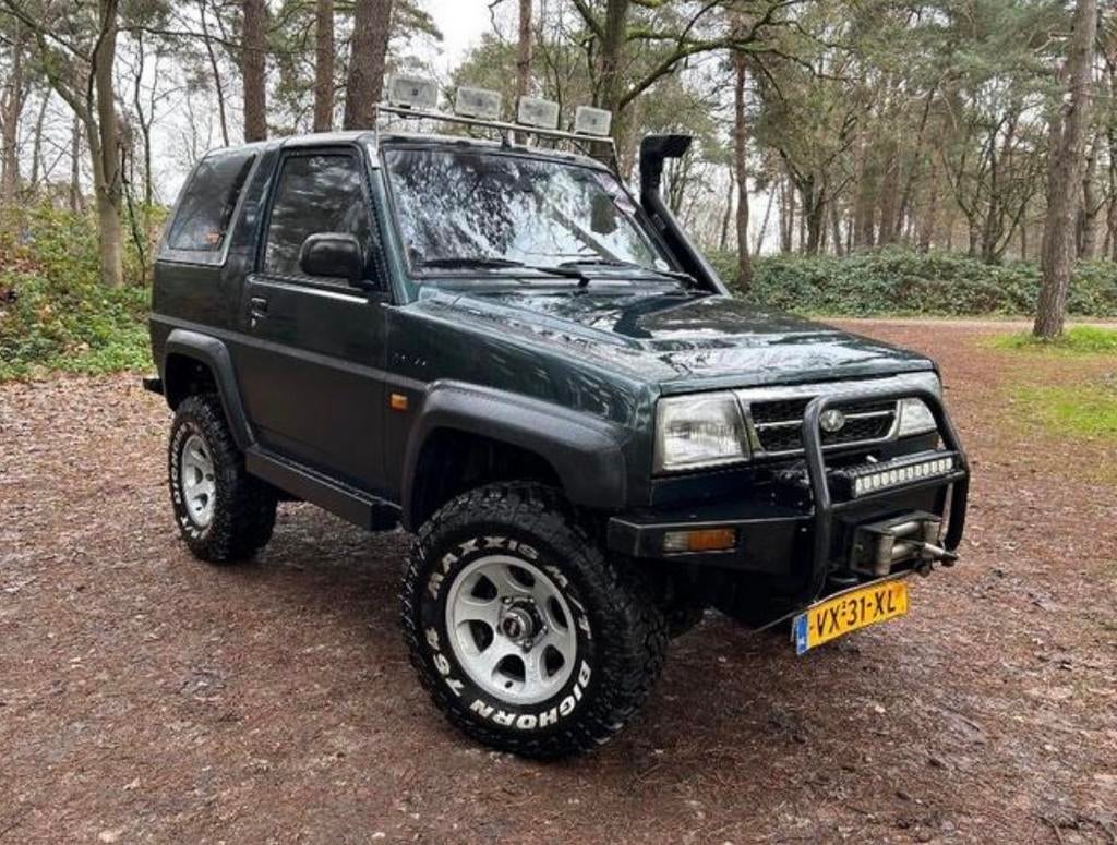Daihatsu Feroza 1.6 Resintop 4WD 1993 in topstaat, Offroad ✅, Metallic lak, Stof, 1590 cc, 1650 kg