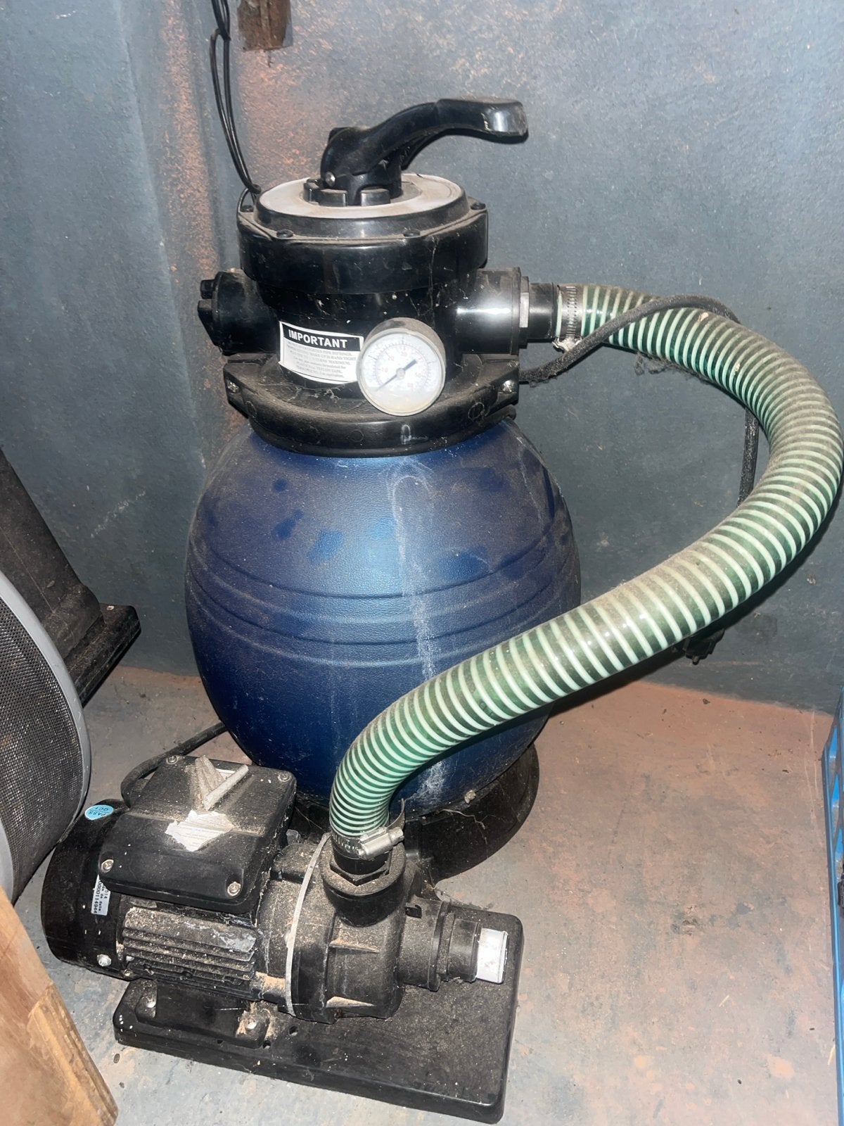 Zwembad zandfilterpomp met filter, Ophalen, Gebruikt, Zwembadpomp