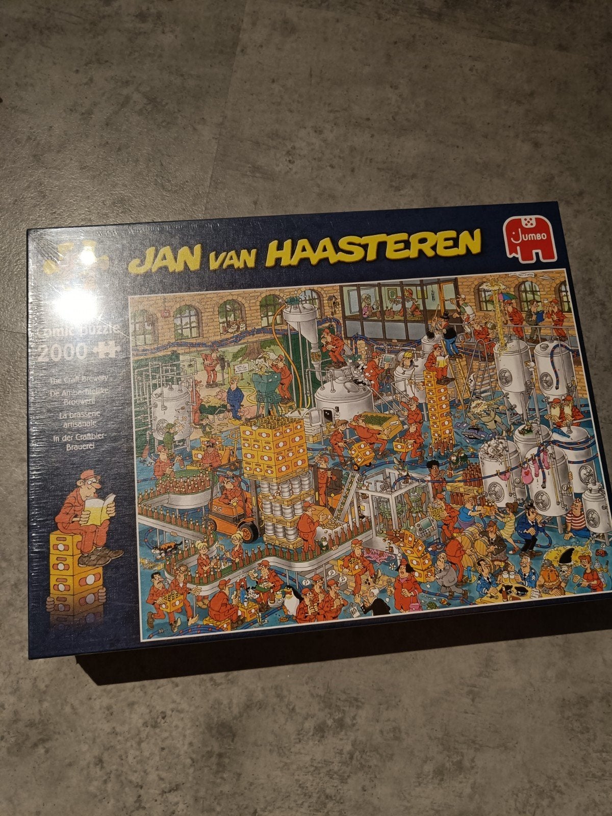 Jan van Haasteren De ambachtelijke brouwerij 2000 (nieuw), Ophalen of Verzenden, Meer dan 1500 stukjes, Nieuw, Legpuzzel