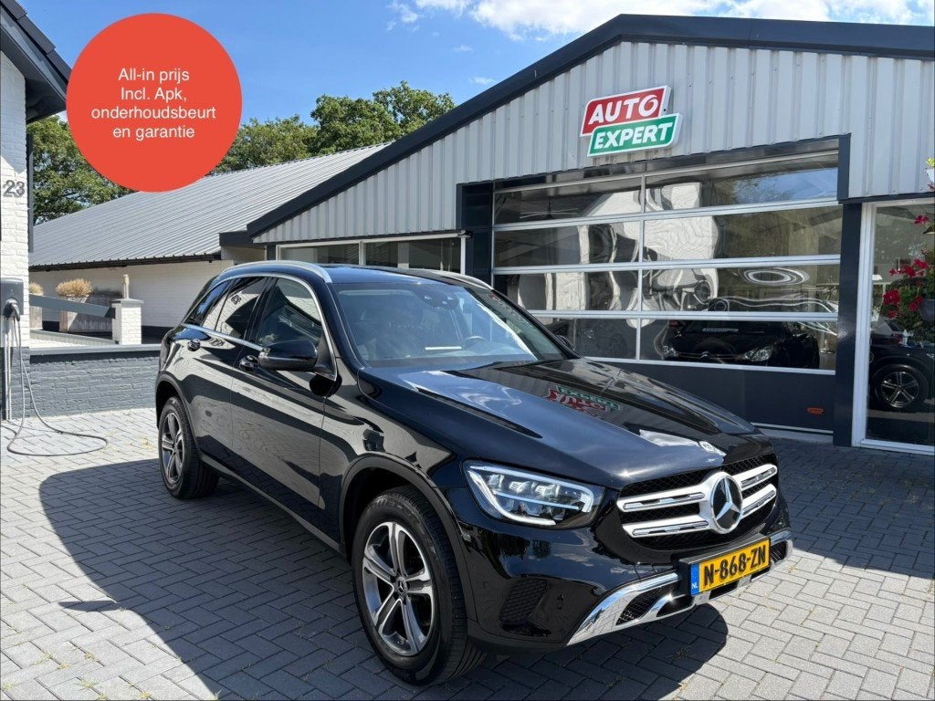 Mercedes-benz GLC-KLASSE 200 4MATIC Premium, Mild hybride, A, Auto's, Automaat, Gebruikt, Euro 6, Zwart