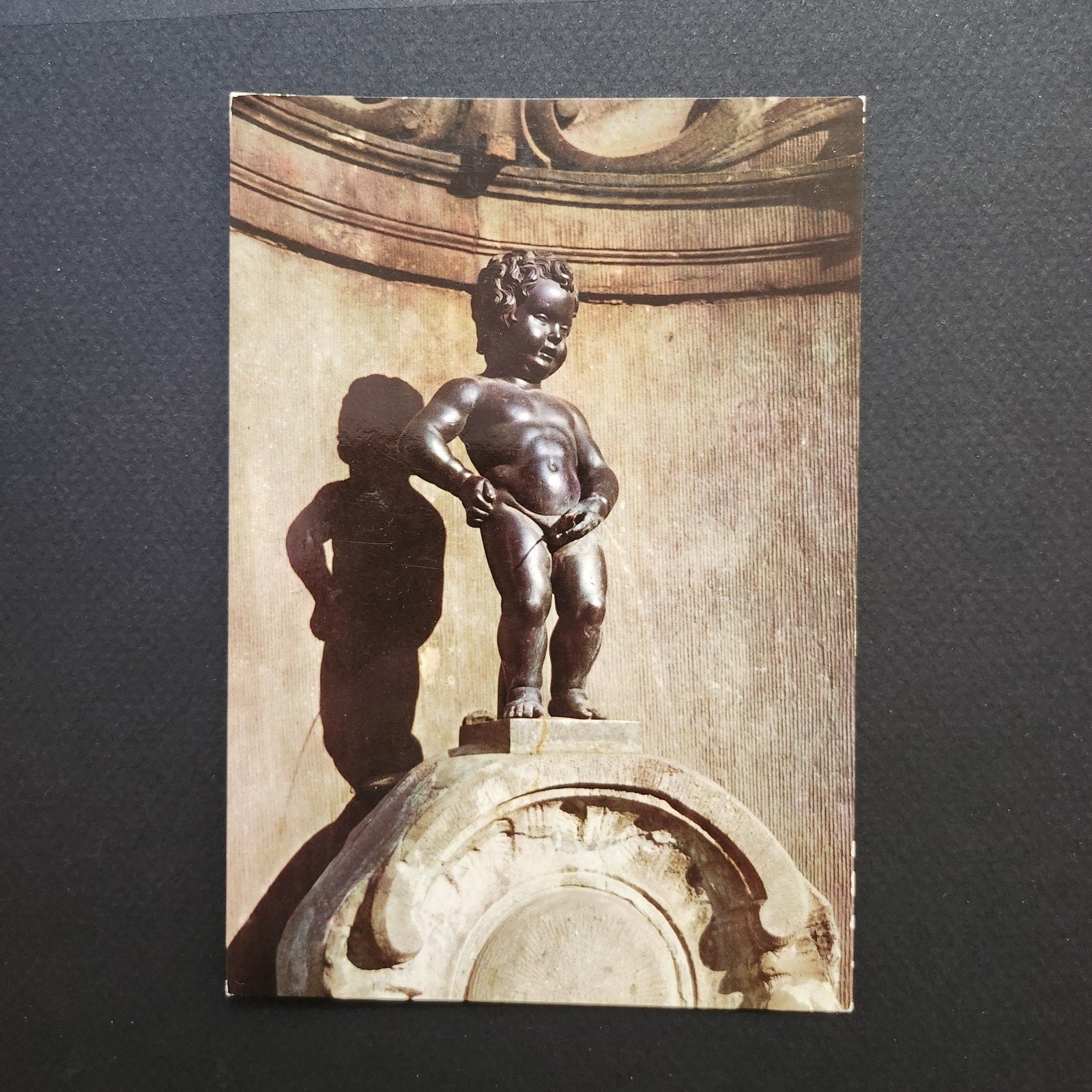 Vintage Postkaart Manneken Pis Brussel - Ongelopen, Verzenden, 1960 tot 1980, Ongelopen, Brussel (Gewest)