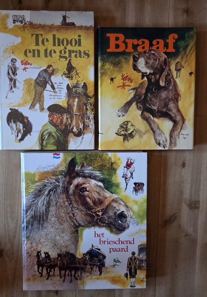 3 boeken van Rien Poortvliet, Ophalen of Verzenden, Zo goed als nieuw, Rien Poortvliet, Prentenboek