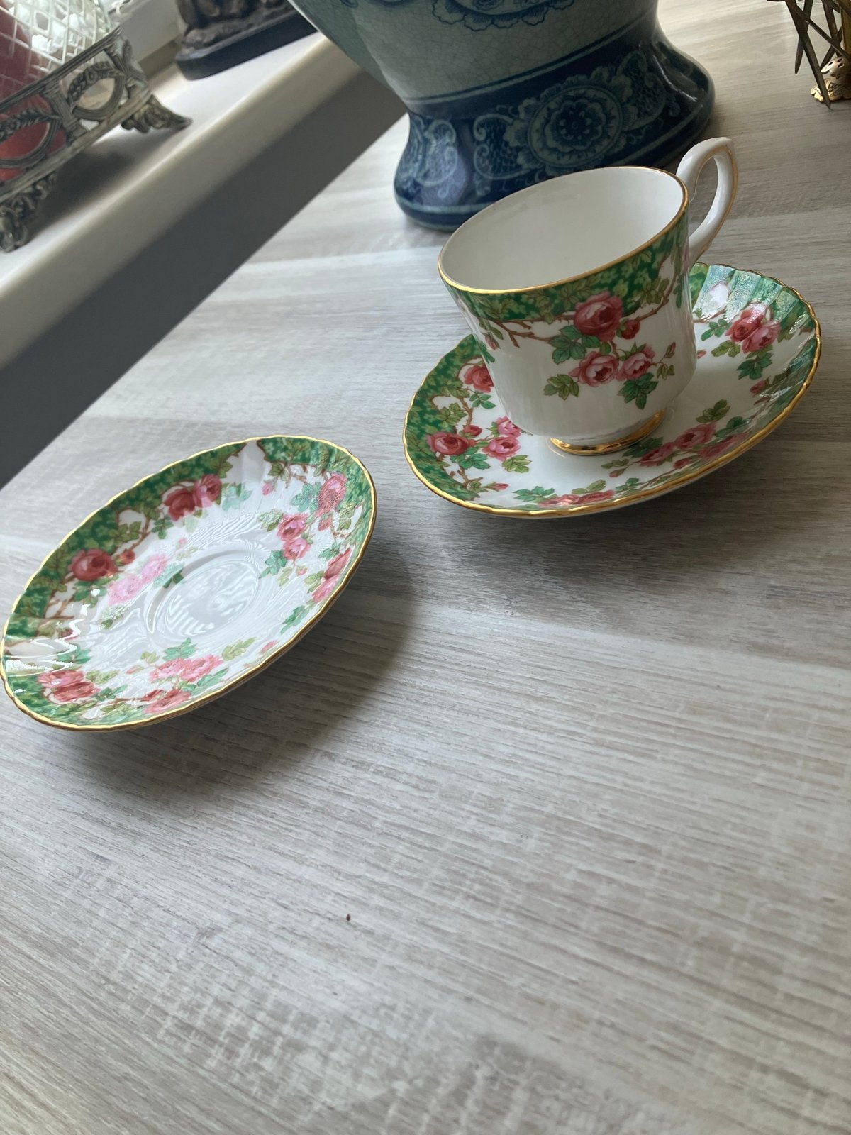 Royal Stafford Olde English Garden Kop en Schotel, Ophalen of Verzenden