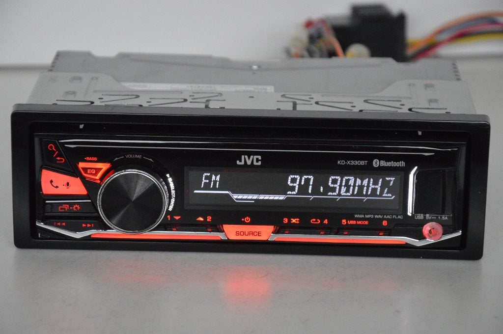 JVC  KD-X330BT  MP3  AUX  USB  BLUETOOTH, Ophalen of Verzenden, Zo goed als nieuw