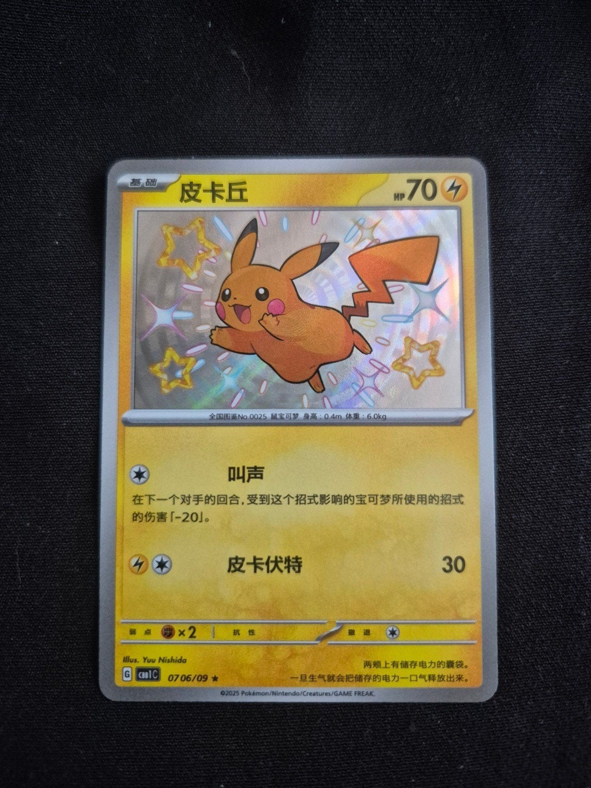 Pikachu [Shiny] #706, Ophalen of Verzenden, Gebruikt