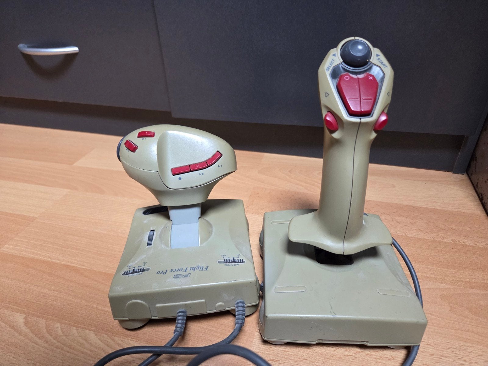 PS Flight Force Pro Joystick, Ophalen of Verzenden, Gebruikt, PS