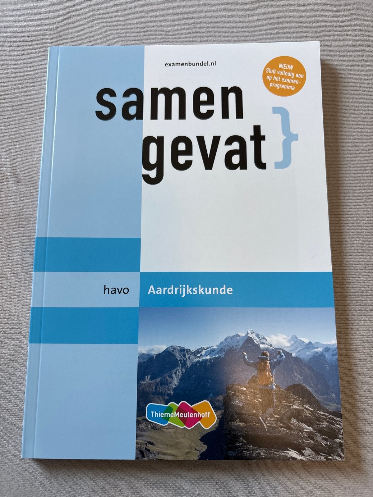 Samengevat Aardrijkskunde HAVO - Examenbundel, Boeken, Schoolboeken, Ophalen of Verzenden, Nieuw, HAVO, Aardrijkskunde