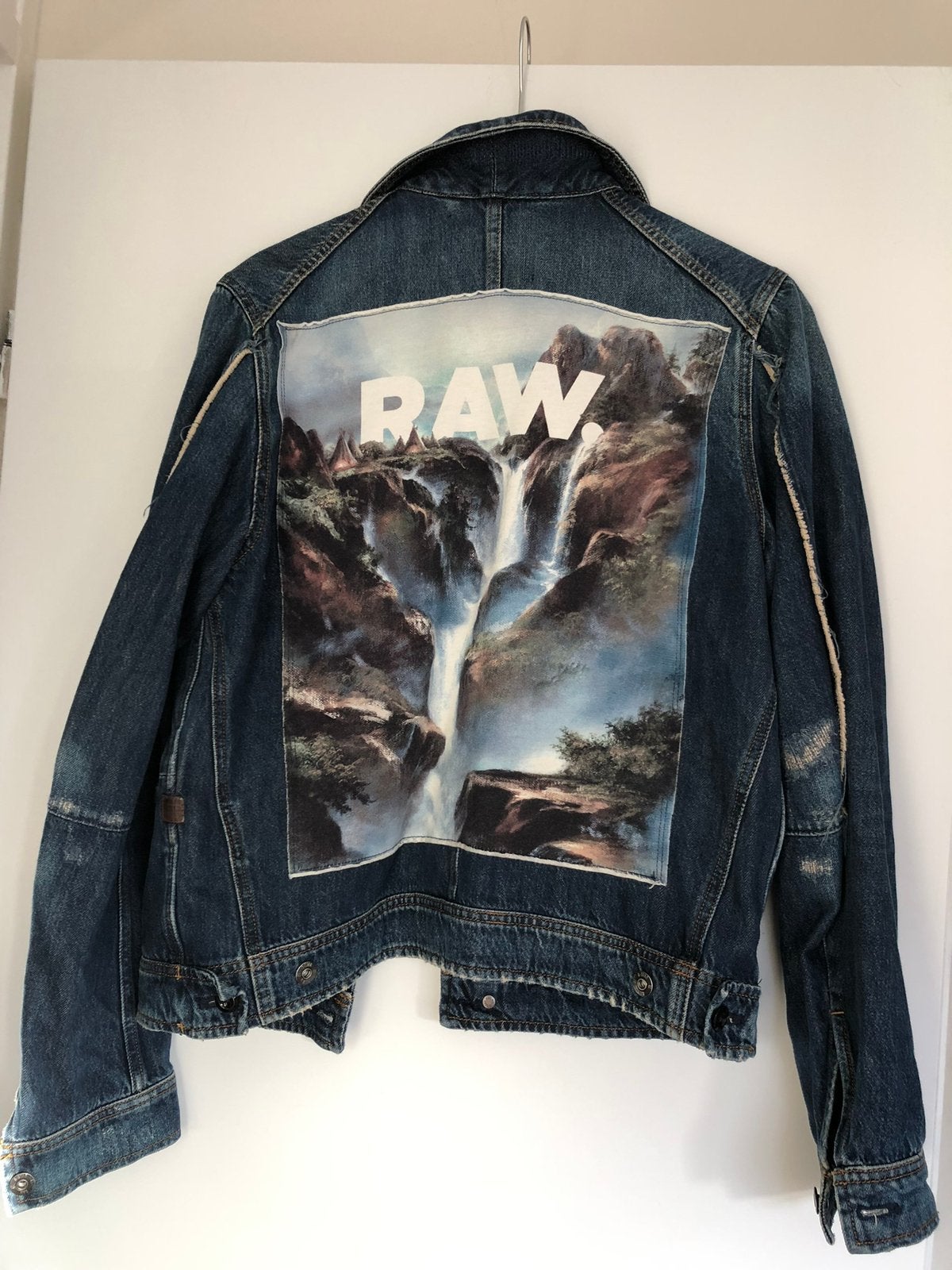 G star raw, Jaden Smith, jeans jack, maat m. In goede staat., Ophalen of Verzenden, Zo goed als nieuw, Maat 48/50 (M), Blauw