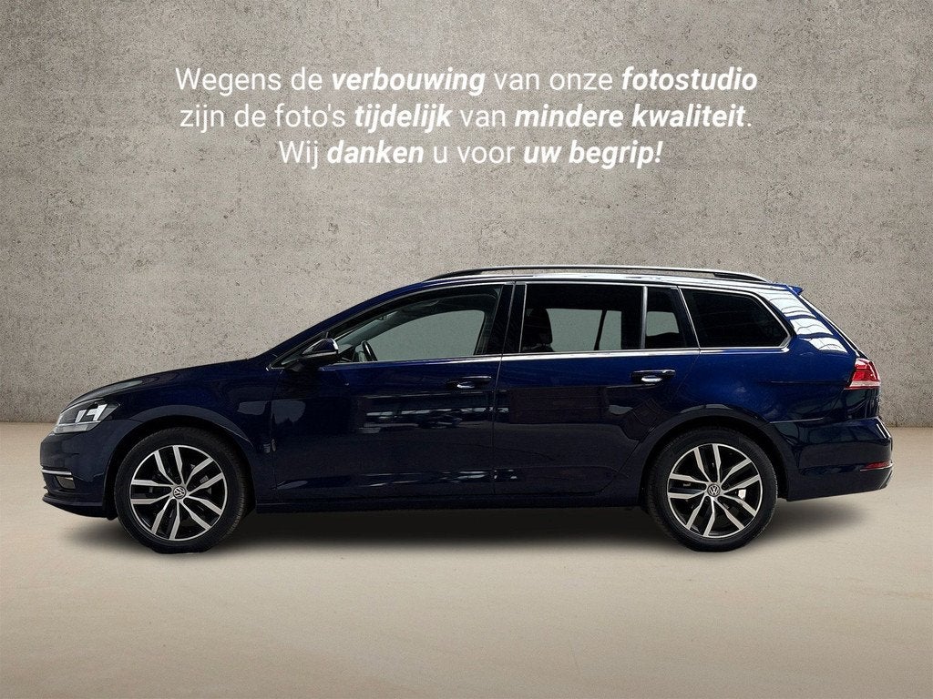 Volkswagen Golf Variant 1.0 TSI Sportline 116Pk Automaat (GR, 12 maanden, Stof, Gebruikt, Blauw