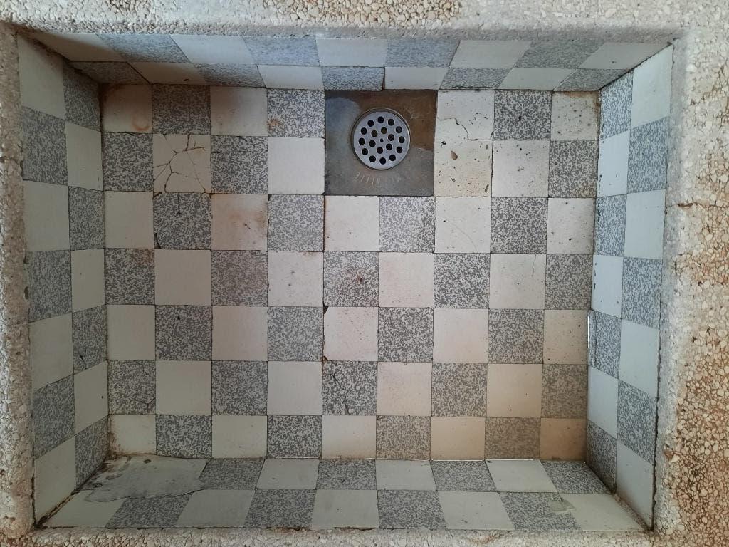 Oude Granieten Aanrecht - gratis, Huis en Inrichting, Keuken | Keukenelementen, Ophalen, Gebruikt, Overige kleuren, 200 cm of meer