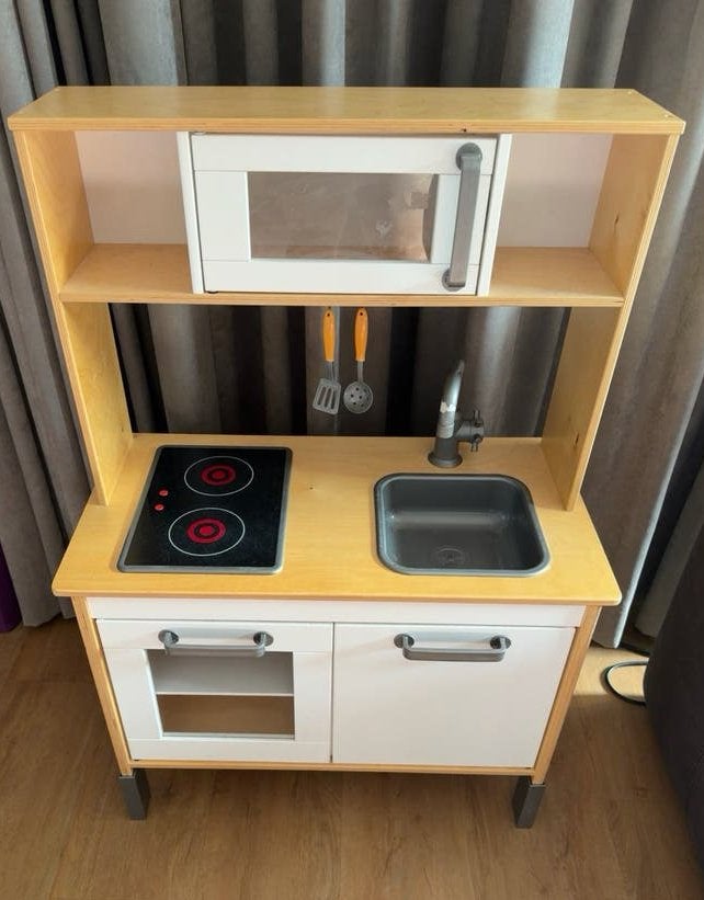 IKEA DUKTIG Houten Speelkeuken met Accessoires, Ophalen of Verzenden, Gebruikt, Hout, Speelkeuken