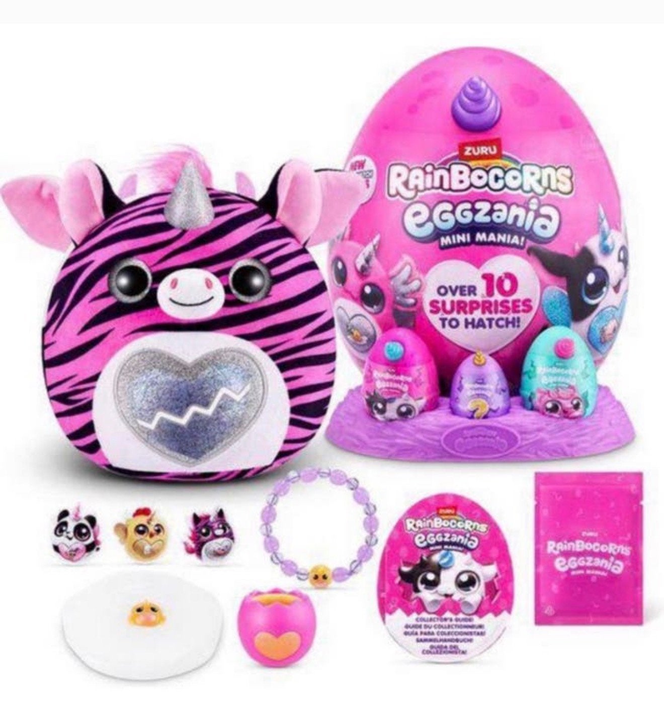 ZURU Rainbocorns Eggzania Mania 23cm Verrassingsei knuffel, Overige typen, Nieuw, Ophalen of Verzenden, H