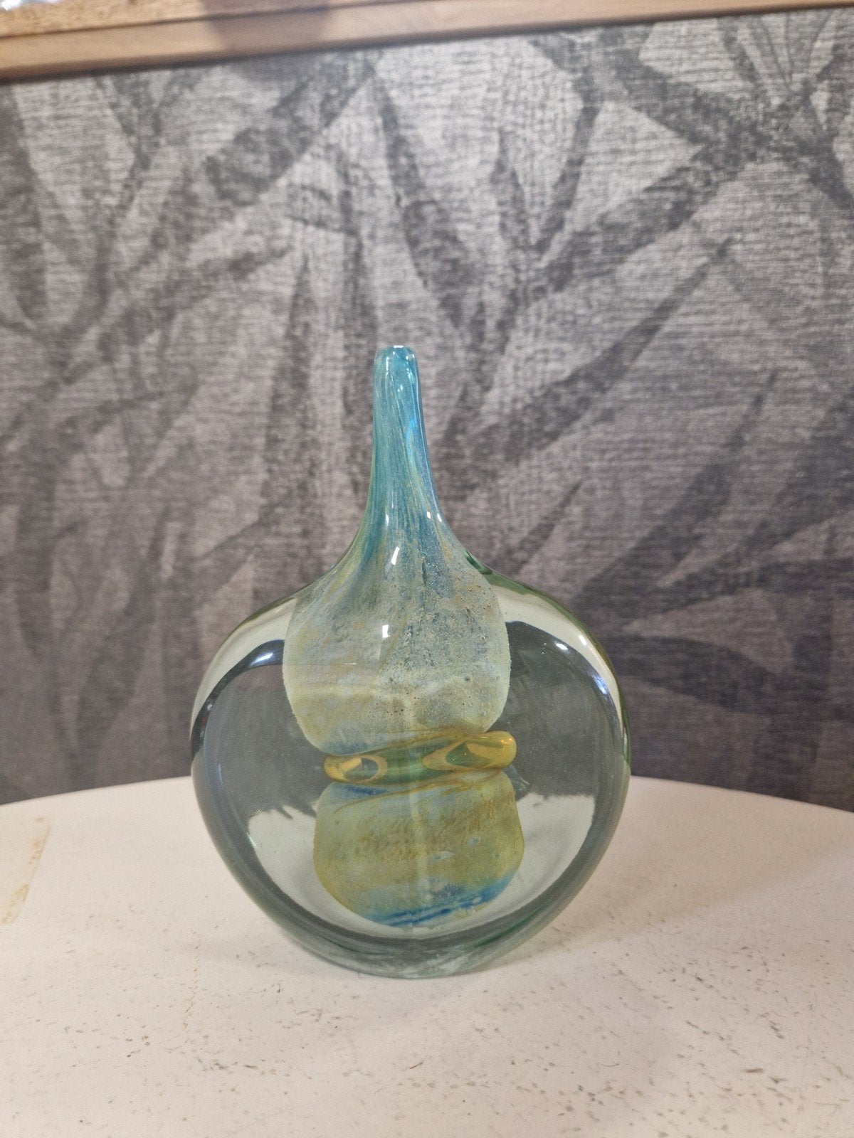 Michael Harris 70 vintage mdina lollipop glazen vaas, Ophalen of Verzenden