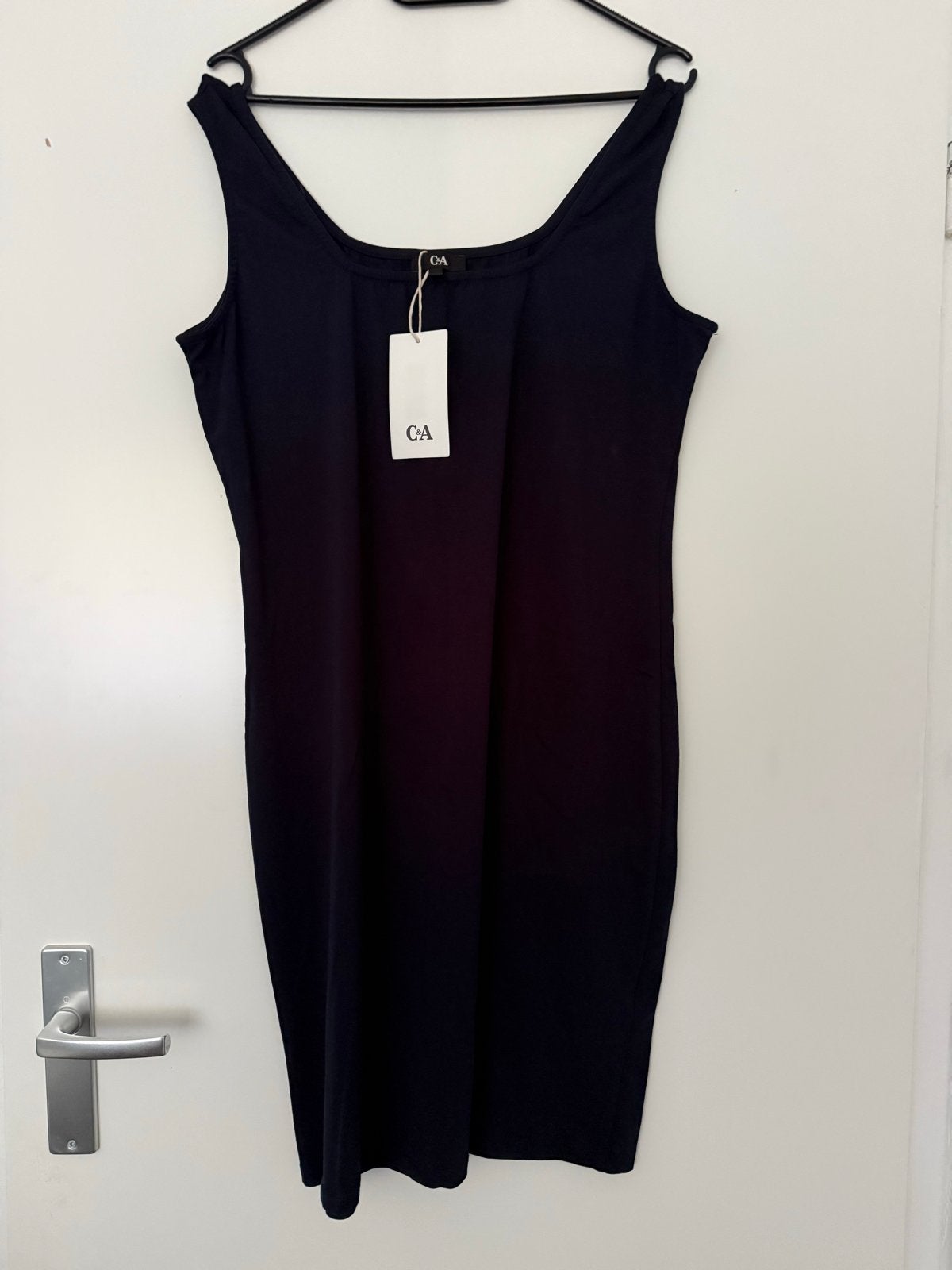 Nieuwe C&A jurk, maat L, donkerblauw, Kleding | Dames, Blauw, Maat 42/44 (L), Nieuw, Ophalen of Verzenden
