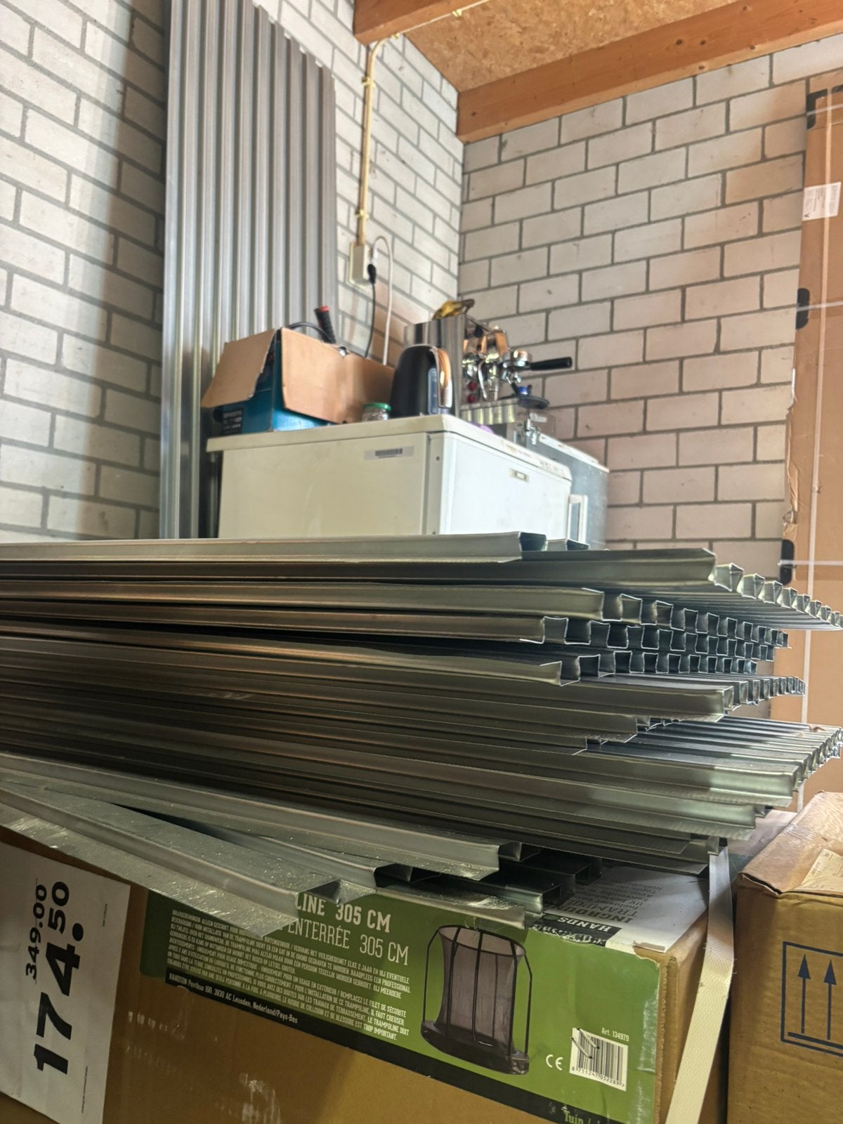 Zwaluwplaten 15 klein 2 groot, Ophalen, Overige materialen, 30 cm of meer, 50 tot 150 cm