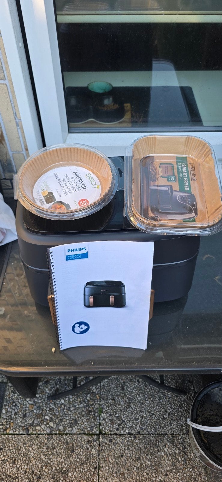 Philips Airfryer - Zo goed als nieuw, inclusief accessoires, Ophalen, Zo goed als nieuw, Airfryer