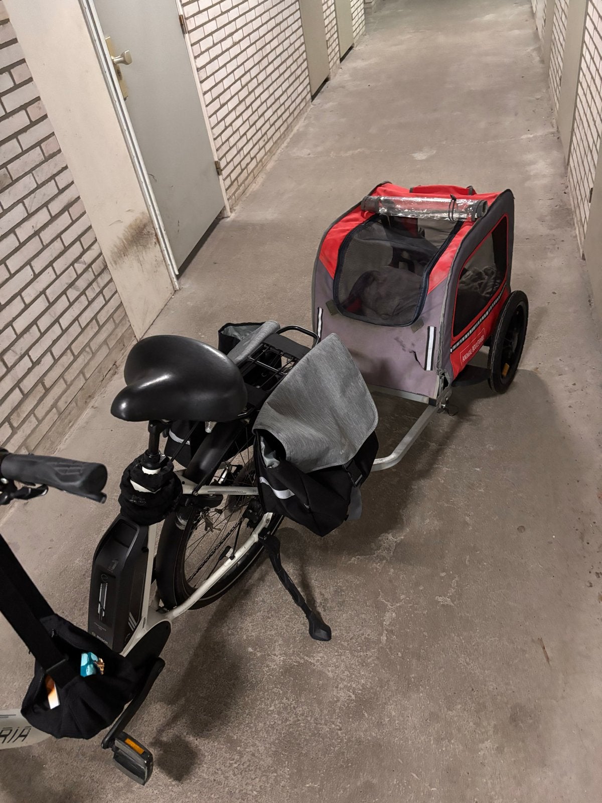 Hondenfietskar, Ophalen, Gebruikt, Opvouwbaar, 20 tot 40 kg