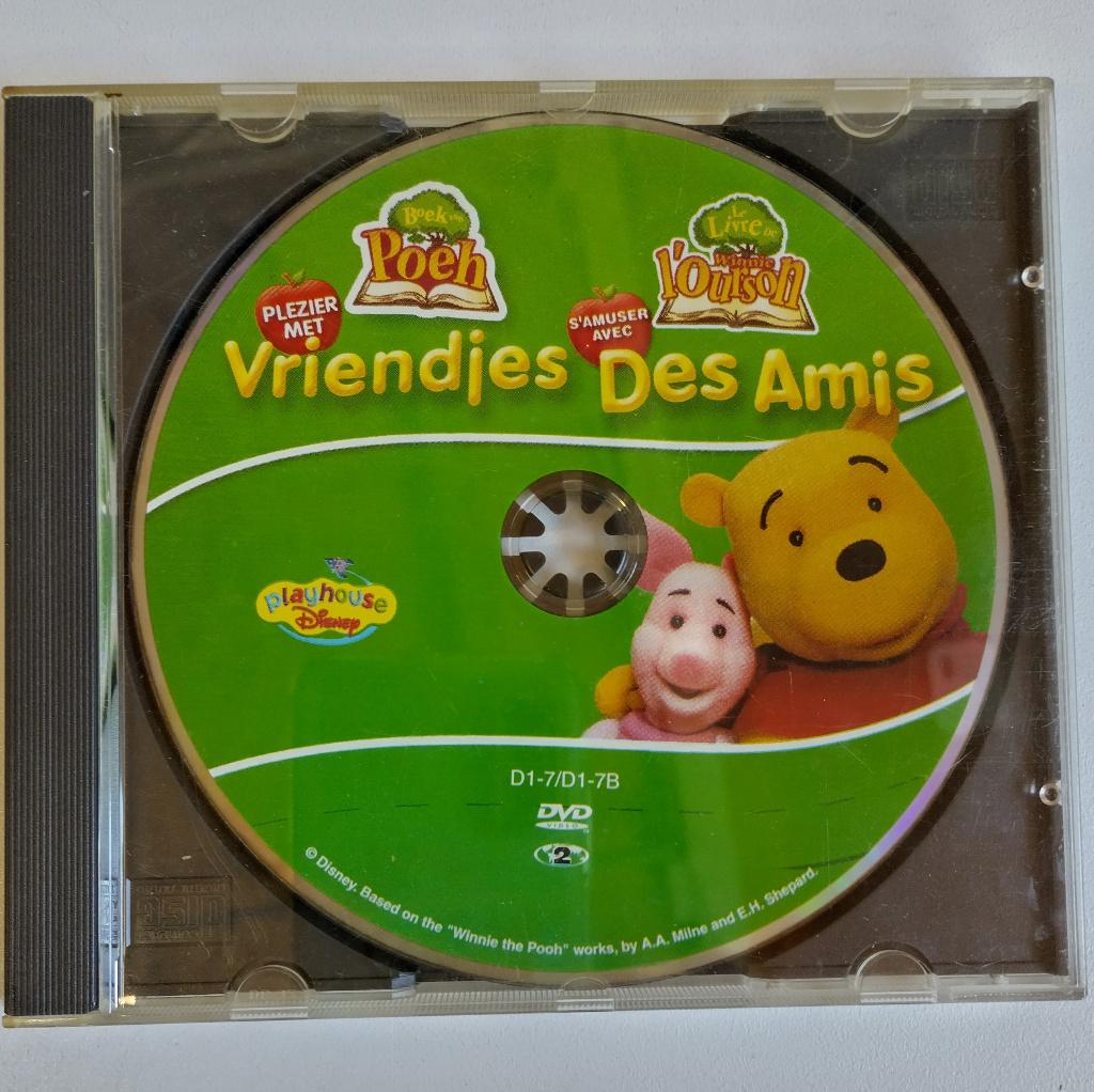 GRATIS DVD Boek van Poeh - Plezier Met Vriendjes (2001), Ophalen, Gebruikt, Alle leeftijden, Tv fictie