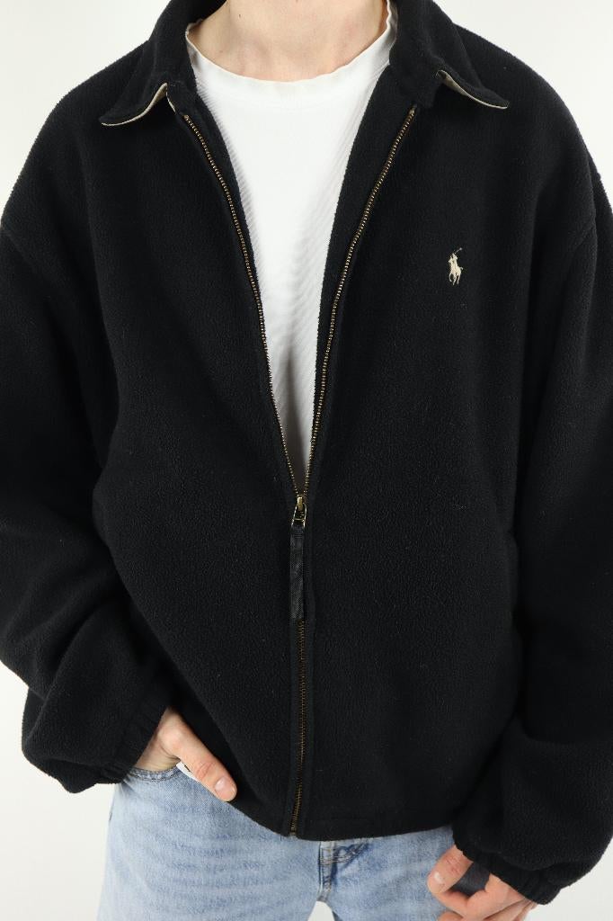 Ralph Lauren teddy jas - XL, Zwart, Ralph Lauren, Maat 56/58 (XL), Ophalen of Verzenden