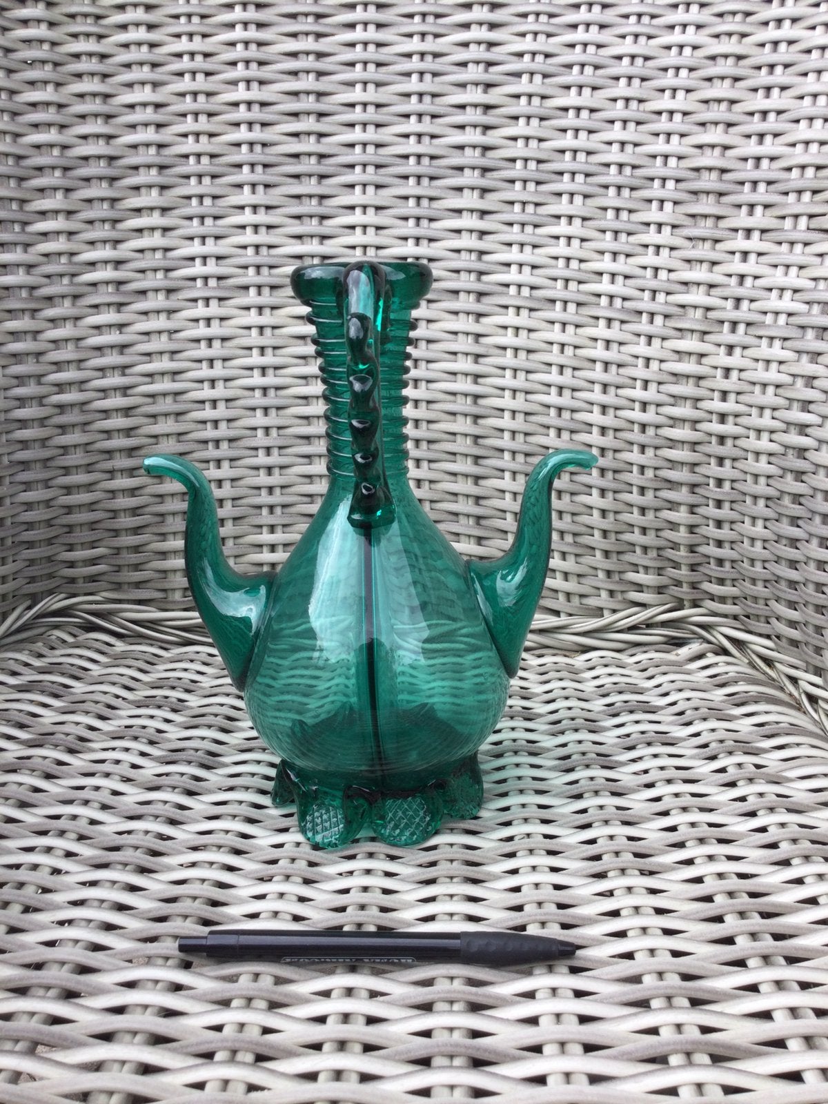 Mooie groene vaas, Antiek en Kunst, Ophalen of Verzenden