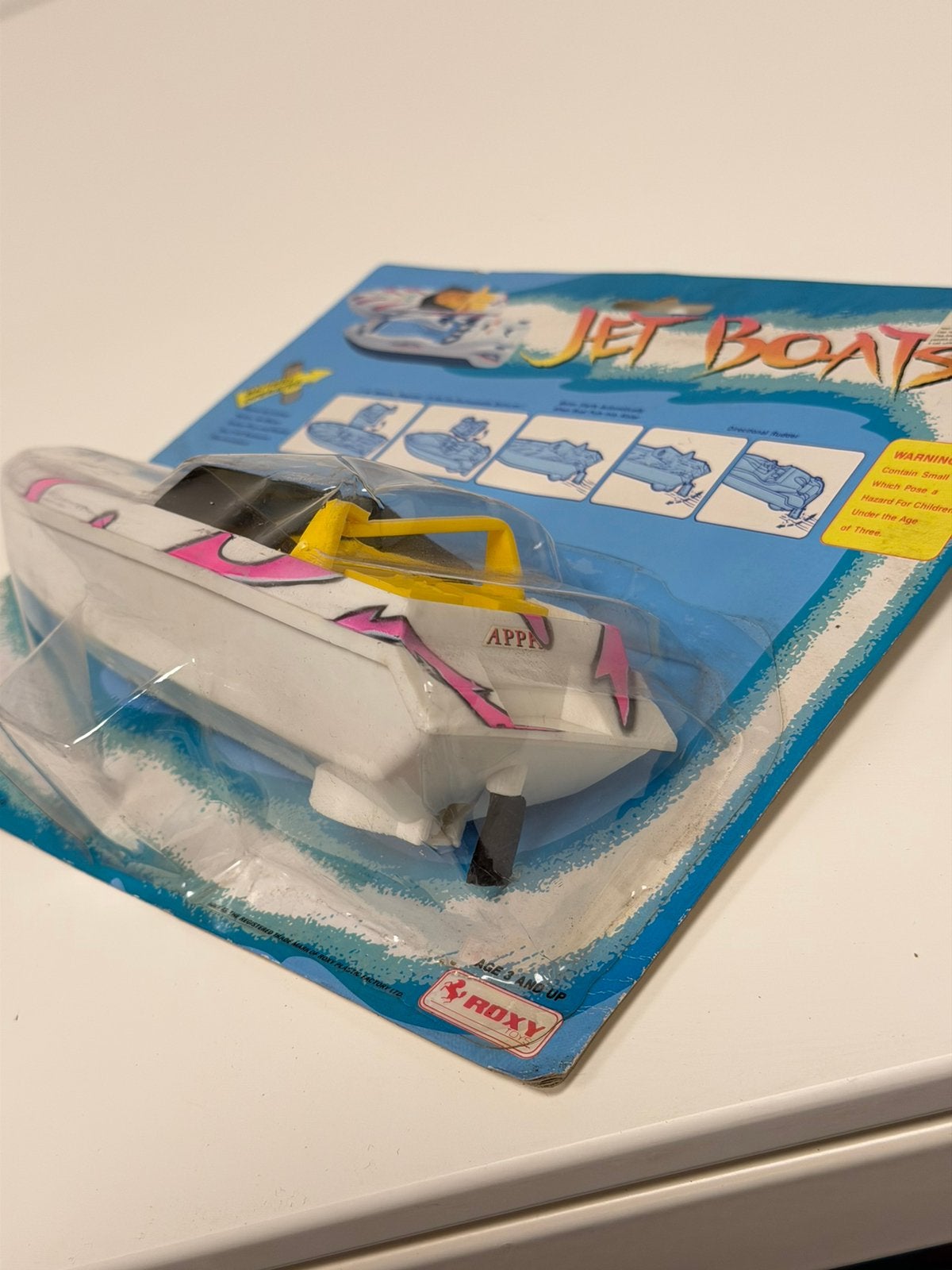 Vintage Roxy Jet Boat Speelgoedboot Nieuw batterij boot, P, P, P, Nieuw