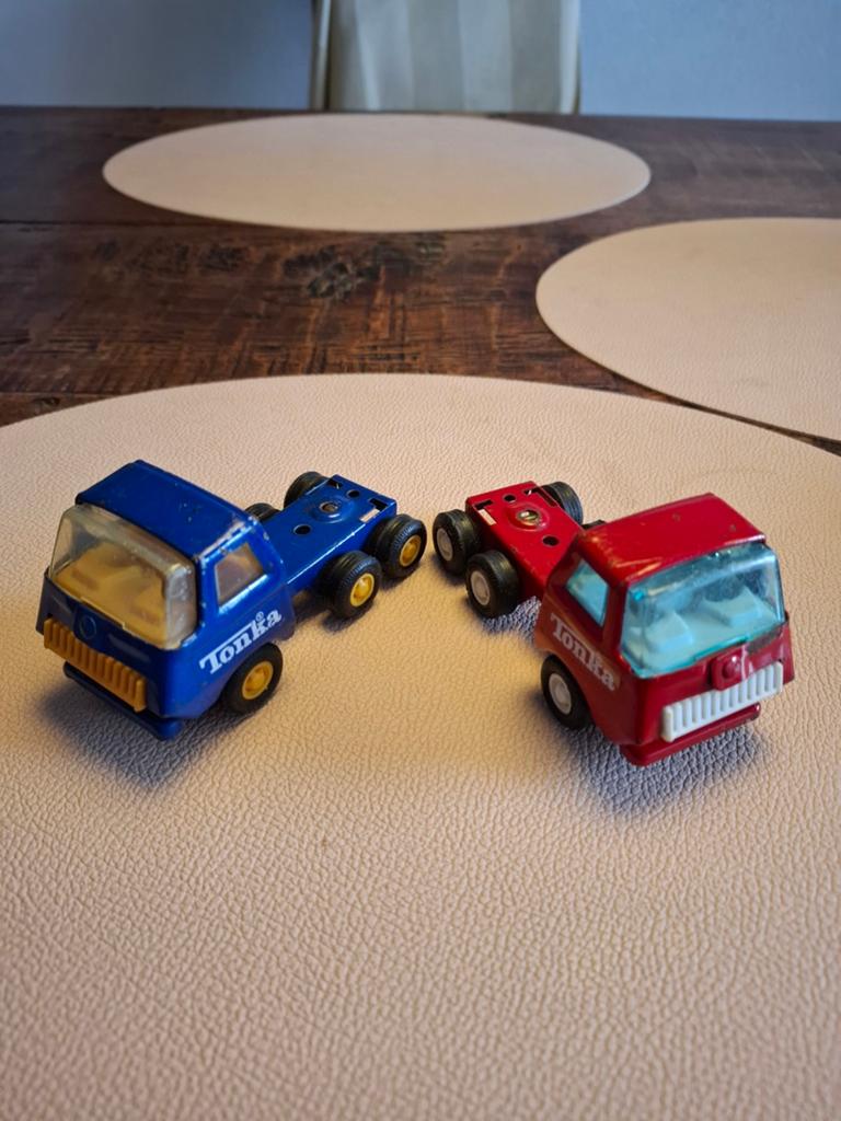 Vintage Tonka vrachtwagens, Ophalen of Verzenden, Gebruikt, Bus of Vrachtwagen